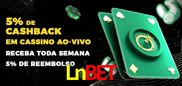 Promoções do cassino ao Vivo Lnbet